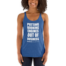 Load image into Gallery viewer, Women's Booking Engines Racerback Tank - Limited
