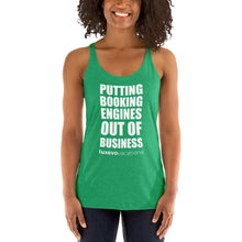 Load image into Gallery viewer, Women's Booking Engines Racerback Tank - Limited