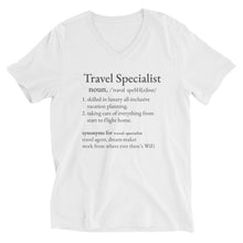 Load image into Gallery viewer, Travel Specialist Unisex V-Neck