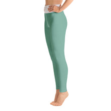 Load image into Gallery viewer, Green Luxevo Vacations Yoga Leggings