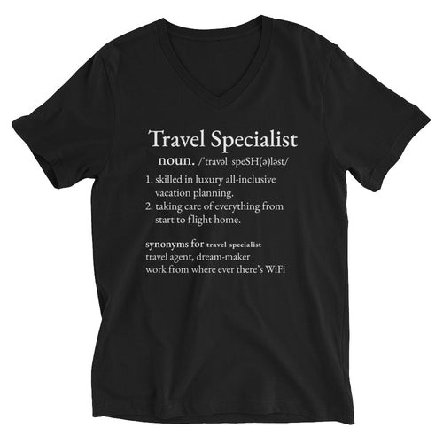 Travel Specialist Unisex V-Neck