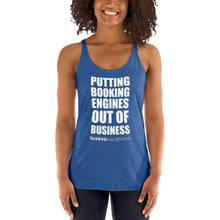 Load image into Gallery viewer, Women&#39;s Booking Engines Racerback Tank - Limited