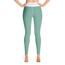 Load image into Gallery viewer, Green Luxevo Vacations Yoga Leggings